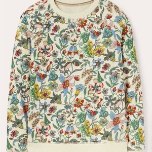 Boden Multicolor Floral Sweatshirt